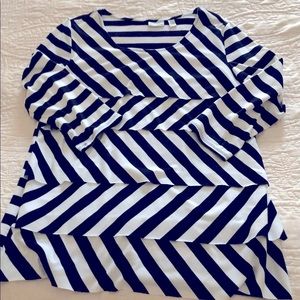 Tunic top very cute layered Kim Rogers worn once!  Please give her a good home!